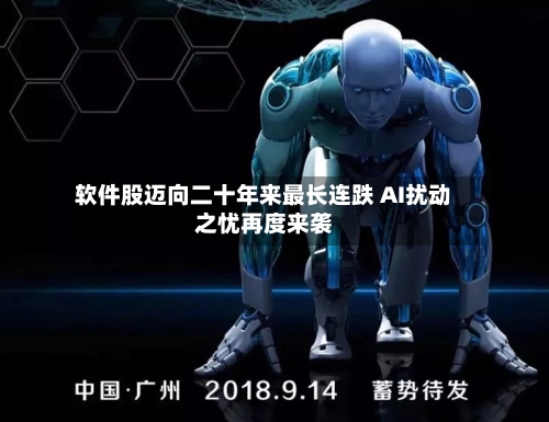 软件股迈向二十年来最长连跌 AI扰动之忧再度来袭-第2张图片