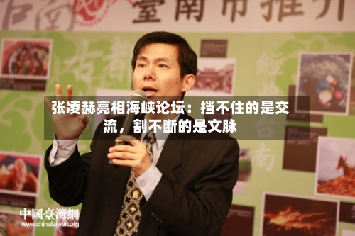 张凌赫亮相海峡论坛：挡不住的是交流，割不断的是文脉-第3张图片