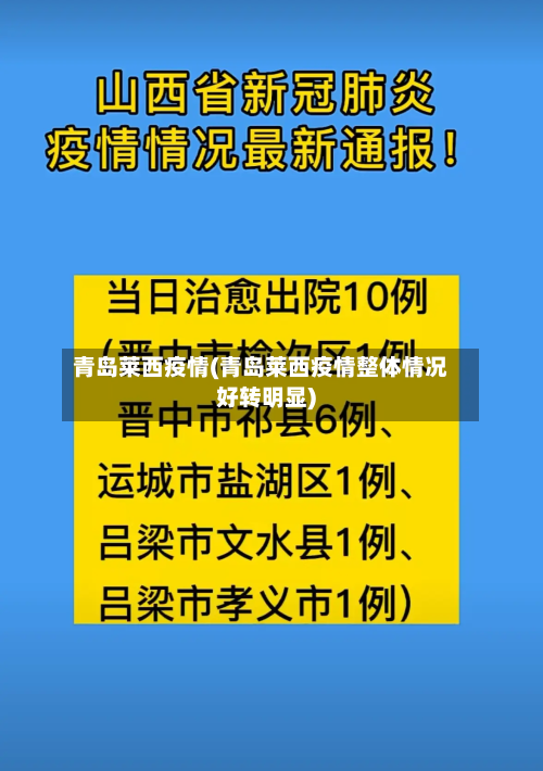 青岛莱西疫情(青岛莱西疫情整体情况好转明显)-第2张图片