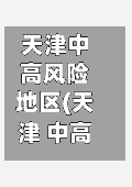 天津中高风险地区(天津 中高风险)