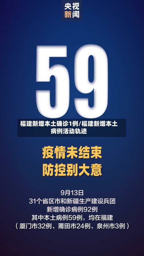 福建新增本土确诊1例/福建新增本土病例活动轨迹-第3张图片