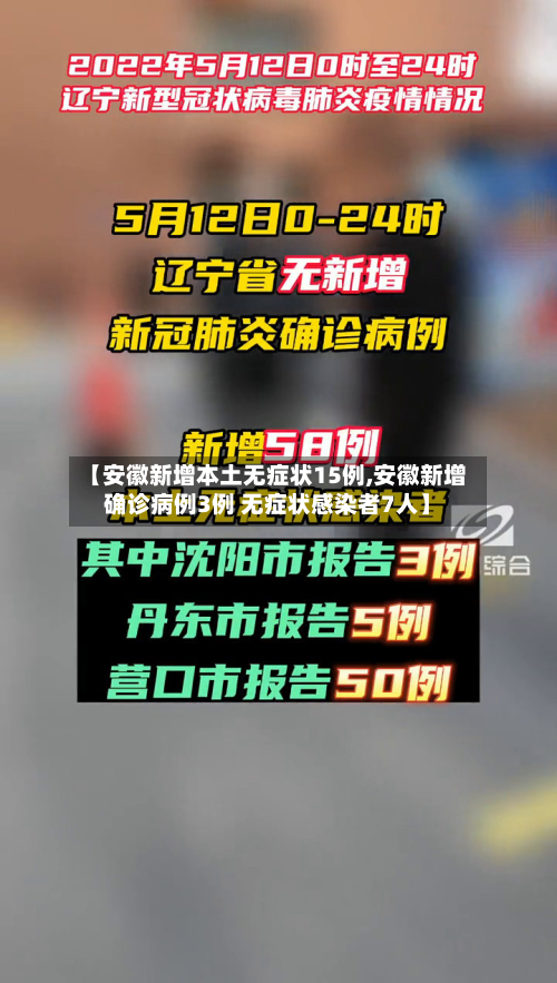 【安徽新增本土无症状15例,安徽新增确诊病例3例 无症状感染者7人】-第2张图片