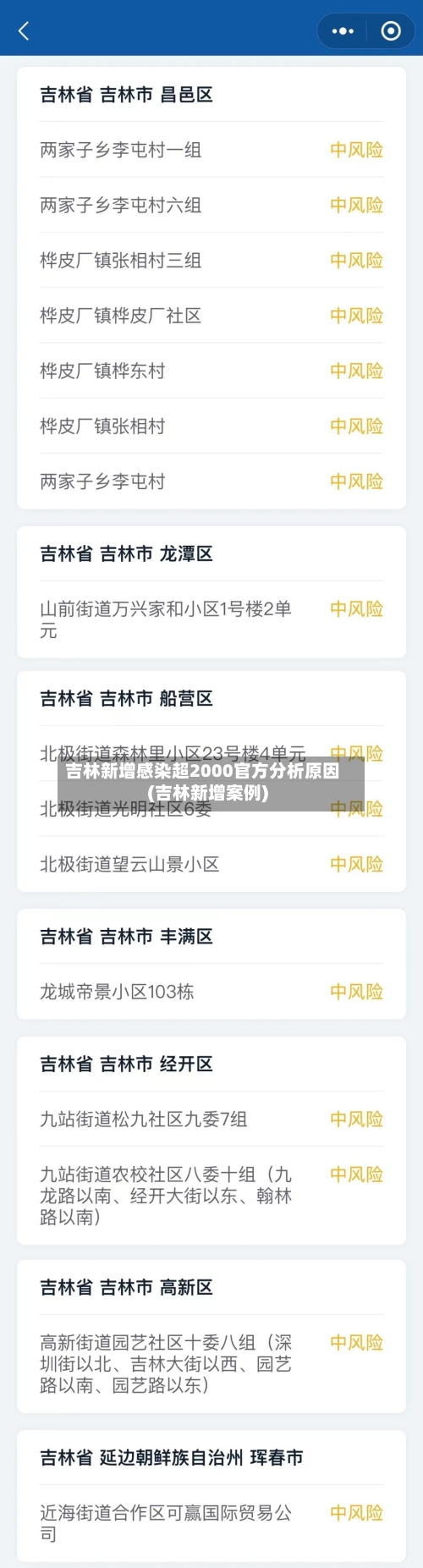 吉林新增感染超2000官方分析原因(吉林新增案例)-第2张图片